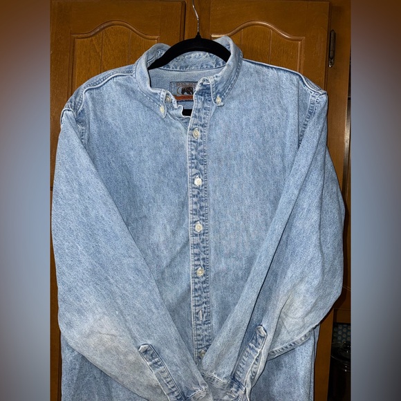 Bear Back Other - Bear Back Vintage Men's Denim Jacket Well Worn workshirt